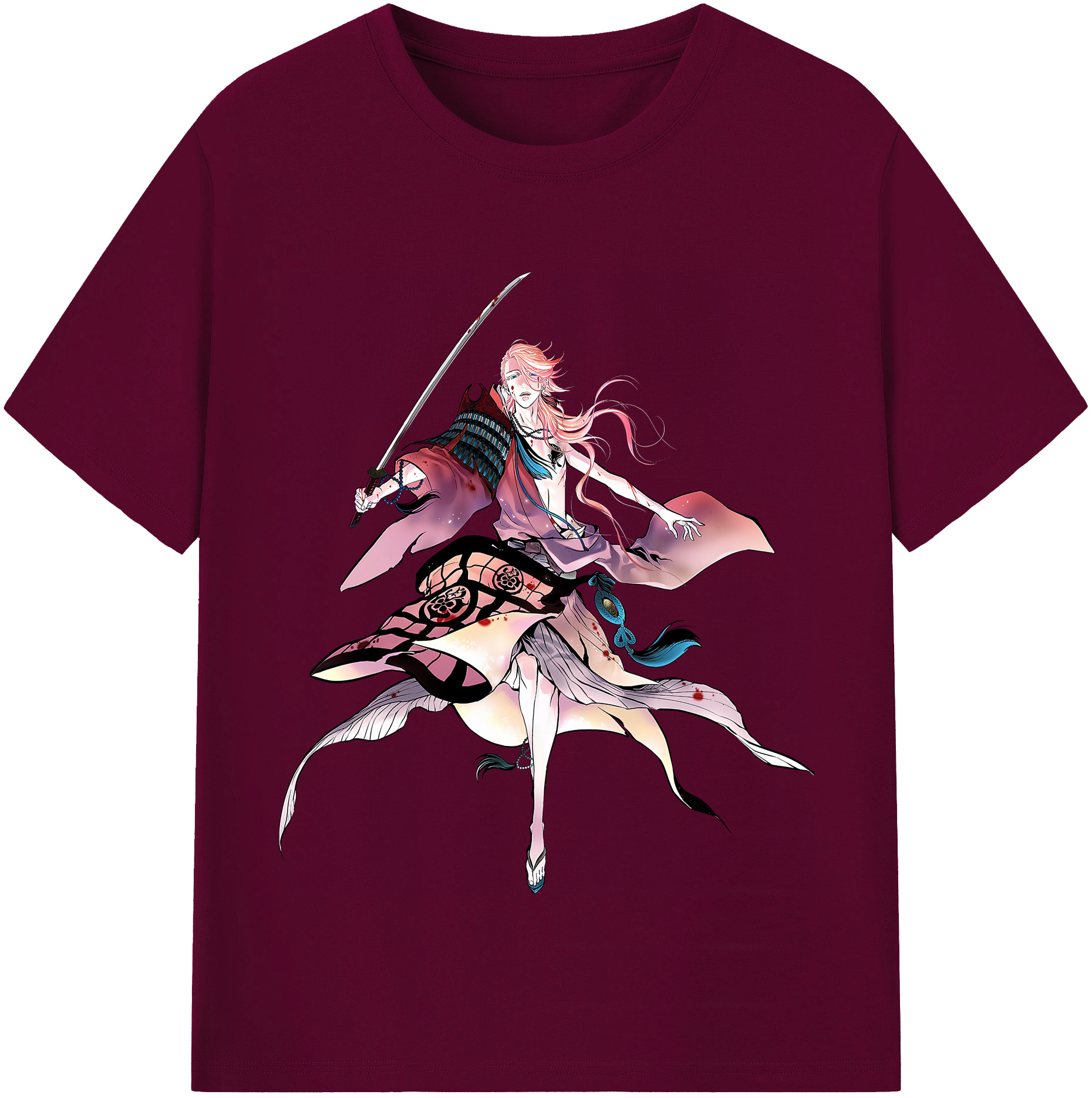 （画像用） 刀剣乱舞 Touken Ranbu レディースカジュアルプリントTシャツ（綿100％）